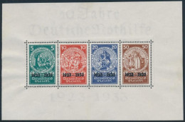 ** Deutsches Reich 1933 Nothilfe Blokk Kifogástalan Minőségű De Csökkentett 148 X 96 Mm Méretű Blokk (Mi EUR 2.300.-) - Other & Unclassified