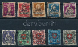 O Svájc 1924/1937 Forgalmi Sor Mi 15-24 (Mi EUR 140.-) - Other & Unclassified