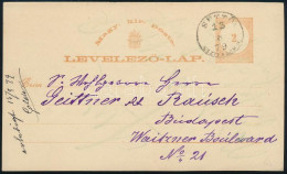 1879 2kr Díjjegyes Levelezőlap "SÜTTŐ / ESZTERGOM M." - Budapest - Other & Unclassified