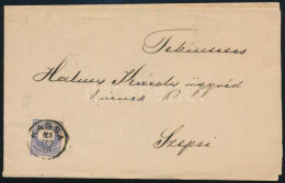 1885 2kr Nyomtatványon "KASSA" - "SZEPSI" - Other & Unclassified