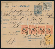 1891 Csomagszállító 2,28Ft Bérmentesítéssel "GYÜGY" - Other & Unclassified