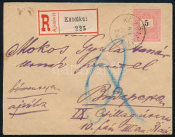 1893 3 X 5kr Ajánlott Levélen "KÖBÖLKÚT" - Budapest - Other & Unclassified