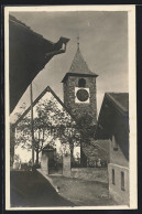 AK Tschiertschen, Ortspartie Bei Der Kirche  - Tschiertschen
