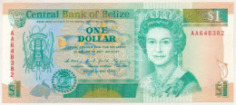 Belize 1990. 1$ T:AU Belize 1990. 1 Dollar C:AU Krause P#51 - Unclassified