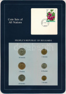 Bulgária 1974. 1s-50s (6xklf), "Coin Sets Of All Nations" Forgalmi Szett Felbélyegzett Kartonlapon T:UNC Patina Bulgaria - Unclassified