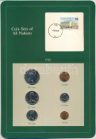 Fidzsi 1982. 1c-50c (6xklf), "Coin Sets Of All Nations" Forgalmi Szett Felbélyegzett Kartonlapon T:UNC Patina Fiji 1982. - Unclassified