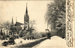 T3 1905 Norrköping, Matteuskyrkan / Church In Winter (EB) - Unclassified
