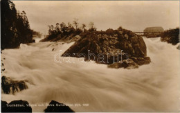 ** T2/T3 Trollhättan, Västra Och Östra Gullöfallet 23/5. 1926. / Dam - Unclassified