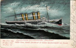 T3 Doppelschrauben Schnellpostdampfer "Deutschland" / German Express Mail Steamer "Deutschland", Steamship (kopott Sarka - Unclassified