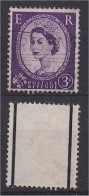 Grande Bretagne Timbre N°267 Avec 2 Barres Noires Au Verso Black Lines On Back - Errors, Freaks & Oddities (EFOs