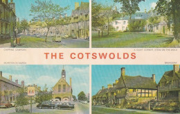 THE COTSWOLDS MULTIVIEW- GLOUCESTERSHIRE - Unused Postcard - - Cheltenham