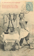 Delcampe - Metiers -ref-207- Dernier Jour Du Condamné - Le Cochon - L Etalage Du Petit Charcutier - Bergeret Nancy - N°5 - - Kunsthandwerk