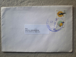 ARGENTINA, White Enveloppe Sent To The Federal Capital With A Beautiful Variety Of Stamps. Postmarked In The 1990s..... - Gebraucht