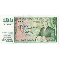Islande, 100 Kronur, 1961-03-29, SUP - Islande