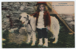 LES PYRENEES JEUNE OSSALOIS ET SON FAVORI CHIEN - Ossun