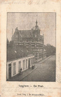 [-10%] BELGIQUE - Iseghem - De Post - Rue - Porte - Animé - Uitg J De Busschere Bonte - 1919 - Carte Postale Ancienne - Izegem