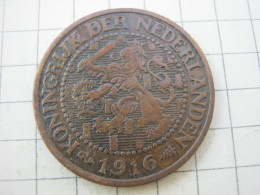 Netherlands 2 1/2 Cents 1916 - 2.5 Cent