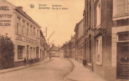 [-5%] BELGIQUE - Ghistel - Statiestraat - Commerce - Rue - Vélo - Enfant - Animé - NELS - Carte Postale Ancienne - Gistel