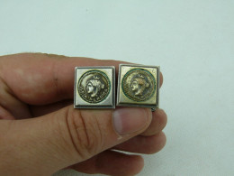 Beautiful Vintage Cufflinks Ulpia Serdica #2469 - Cuff Links & Studs