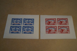 Corréos Espagne, Viva Franco, Série De 2 Feuillets De 4 Timbres Non-dentelés,état Neuf,voir Photos, Pour Collection - Errors & Oddities