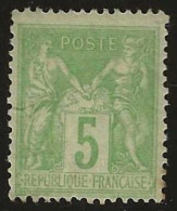 France   .  Y&T .     106  (2 Scans)     .     *    .    Neuf Avec Gomme - 1898-1900 Sage (Tipo III)