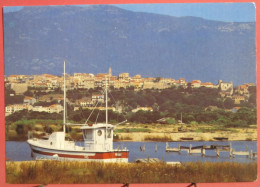 Delcampe - Visuel Pas Très Courant - 20 - Corse Du Sud - Porto Vecchio - Les Salines Aux Pieds De La Ville Fortifiée -Très Bon état - Sartene