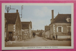 CPA   - Charmoy -(Yonne) - Route De Villemer - Charmoy