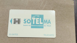 MALI-(SOT-0025)- Dark Blue Logo-(With Moreno Logo)-(53)-(30units)-(C53149198)-(tirage-100.000)-used Card - Mali