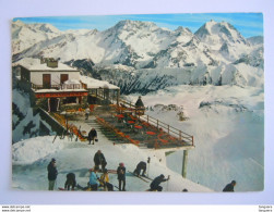 Delcampe - 73 Savoie Courchevel A L'arrivée Du Téléphérique De La Saulire Le "Panoramic" Editions Jansol 735-O Circulée 1975 - Courchevel