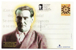 Tarjeta De  Escritor Lorca. 1998 - Briefe U. Dokumente