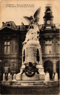 Delcampe - CPA ELBEUF-Place De L'Hotel De Ville Monument Aux Morts Pour La Pat. (347533) - Elbeuf