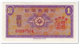 SOUTH KOREA,1 WON,1962,P.30,UNC - Corea Del Sud
