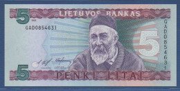 LITHUANIA - P.55 - 5 Litai 1993 UNC, S/n: See Photos - Lithuania