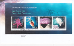 Australian Antarctic Territory  2017 Deep Sea Creatures Mjiniature Sheet FDC - FDC