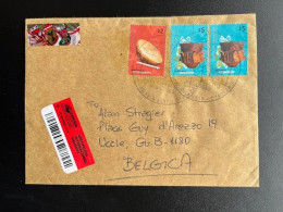 ARGENTINA 2008 REGISTERED LETTER BUENOS AIRES TO UCCLE UKKEL BELGIUM 11-12-2008 CERTIFICADO - Covers & Documents