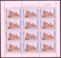 F-EX48165 ESPAÑA SPAIN 1990 MNH MINISHEET PATRIMONIO ARCHITECTURE MONASTRY.  - Full Sheets