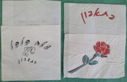 ISRAEL SALT PEPPER BAR FOOD RESTAURANT CAFE CATERING NAPKIN SERVIETTE SERVILLETA TOVAGLIOLO GUARDANAPO SERVET SZALVÉTA - Serviettes Publicitaires