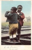 Black Americana - Two African American Children - PubL Detroit Photographic Co. 6823 - Black Americana