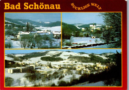57857 - Niederösterreich - Bad Schönau , Kuranstalt Landsknechte , Kurhotel , Mehrbildkarte - Gelaufen 1996 - Wiener Neustadt