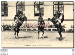 Delcampe - CPA Cheval Hippisme Saumur Ecole De Cavalerie Courbettes - Reitsport