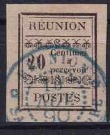 Réunion                            Taxe  N° 4 Oblitéré - Impuestos