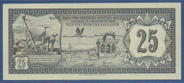 NETHERLANDS ANTILLES - P.10b - 25 Gulden 1972 AUNC, S/n: See Photos - Netherlands Antilles (...-1986)