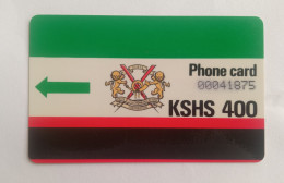 Kenia - KPTC Phone Card 400 Shillings (Kenya) - Kenia