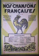 ZChançons Françaises > N= 157 10/1933 > Organe De L'Union Des Bons Chansonniers De France > Directeurs H Colas A Chenal - Vocals