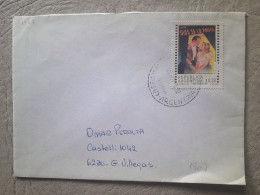 ARGENTINA; White Enveloppe Postmarked In Buenos Aires And Circulated With Beautiful Cinefilas Stamps (The Official Histo - Gebraucht
