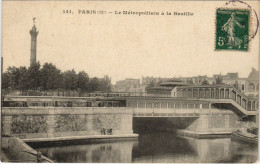 Delcampe - CPA PARIS 12e Le Métropolitain A La Bastille (36267) - Pariser Métro, Bahnhöfe