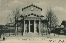 Delcampe - CPA PARIS 12e Eglise Notre-Dame De Bercy (36233) - Kirchen