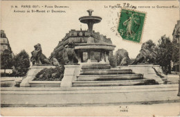 Delcampe - CPA PARIS 12e Place Daumesnil La Fontaine (36208) - Plätze
