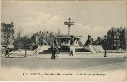 Delcampe - CPA PARIS 12e Place Daumesnil La Fontaine (36201) - Plätze