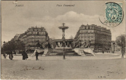 Delcampe - CPA PARIS 12e Place Daumesnil La Fontaine (36200) - Plätze